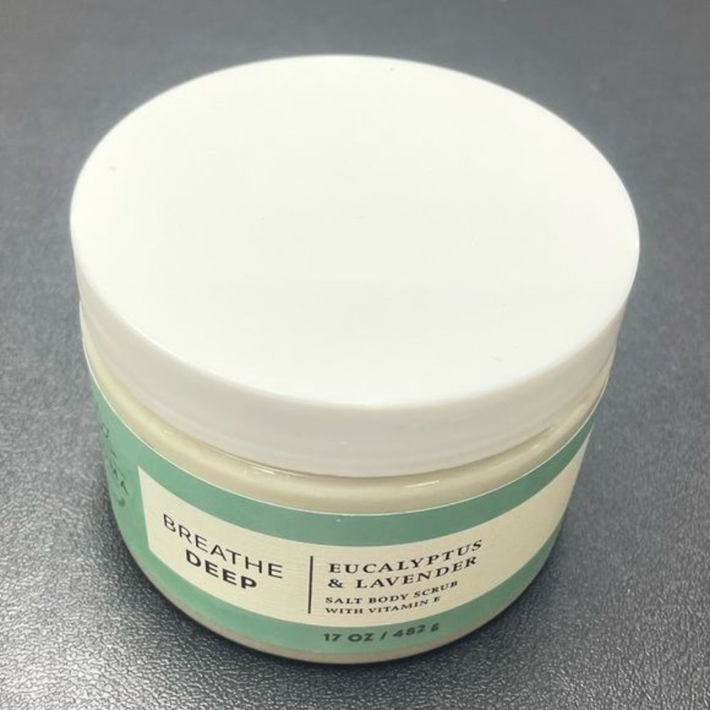 BATH & BODY WORKS AROMA BREATHE DEEP EUCALYPTUS & LAVENDER SALT BODY SCRUB - Picture 5 of 5